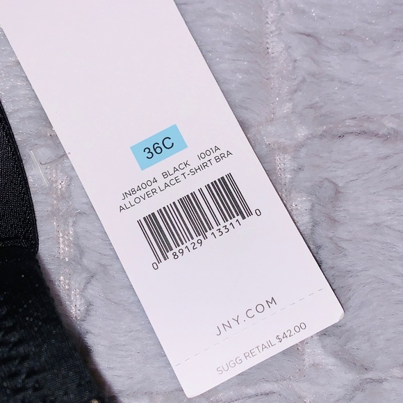 NWT Ladies size 36C, Jones New York Black lace Bra - Picture 8 of 13
